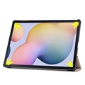 Samsung Galaxy Tab S7+/S8+ Etui Folio z Serii Tri-Fold - Różowe Złoto