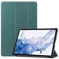 Etui Smart Folio Seria Tri-Fold - Samsung Galaxy Tab S8 - Czarnawo-zielona