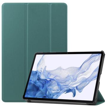 Etui Smart Folio Seria Tri-Fold - Samsung Galaxy Tab S8 - Czarnawo-zielona