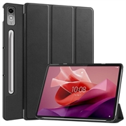 Lenovo Tab P12 Inteligentne Etui Folio z Serii Tri-Fold - Czerń