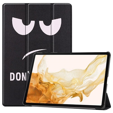 Samsung Galaxy Tab S10+ Inteligentne Etui Folio z Serii Tri-Fold - Nie dotykaj mnie