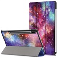 Samsung Galaxy Tab S7 FE Inteligentne Etui Folio z Serii Tri-Fold - Galaktyka