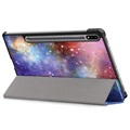 Samsung Galaxy Tab S7 FE Inteligentne Etui Folio z Serii Tri-Fold - Galaktyka