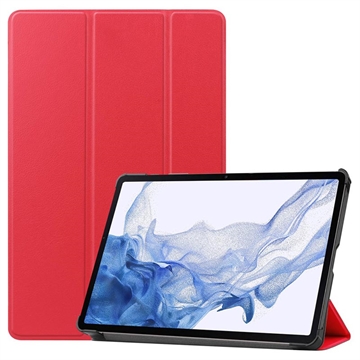 Samsung Galaxy Tab S9 Inteligentne Etui Folio z Serii Tri-Fold - Czerwień