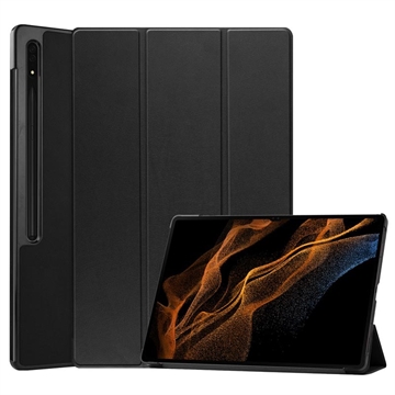 Samsung Galaxy Tab S9 Ultra Inteligentne Etui Folio z Serii Tri-Fold - Czerń