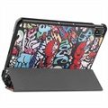 Nokia T20 Etui Smart Folio Seria Tri-Fold - Graffiti