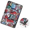 Nokia T20 Etui Smart Folio Seria Tri-Fold - Graffiti