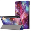 Etui Smart Folio z Serii Tri-Fold do Samsung Galaxy Tab S7/S8 - Galaktyka