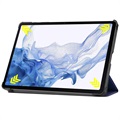Etui Smart Folio Seria Tri-Fold - Samsung Galaxy Tab S8 - Ciemnoniebieski
