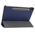 Etui Smart Folio Seria Tri-Fold - Samsung Galaxy Tab S8 - Ciemnoniebieski