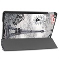 iPad 10.2 2019/2020/2021 Inteligentne Etui Folio z Serii Tri-Fold - Wieża Eiffla