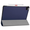 iPad Pro 12.9 (2021) Inteligentne Etui Folio z Serii Tri-Fold - Błękit