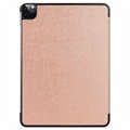 iPad Pro 12.9 (2021) Inteligentne Etui Folio z Serii Tri-Fold - Różowe Złoto