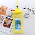 Uniwersalne wodoodporne etui Triple Seal na smartfona - 7.2" - żółte
