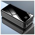 Szybki Mini Powerbank 50000mAh z Potrójnym USB - PD 18W - Czarny