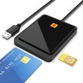 Czytnik kart inteligentnych USB 2.0 - karta SIM, ID, karta bankowa