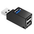 Hub USB 3.0 1x3 - 1x USB 3.0, 2x USB 2.0 - Czarny