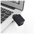 Hub USB 3.0 1x3 - 1x USB 3.0, 2x USB 2.0 - Czarny