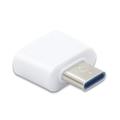 Adapter USB-C OTG - USB-C męski / USB-A 3.0 żeński - biały