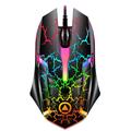 Mysz USB do gier z diodą LED - 1200 DPI - czarna