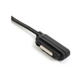 Magnetyczny Kabel USB do Ładowania  - Sony Xperia Z1, Z2, Z1 Compact  - Czarny