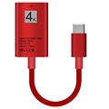 Adapter TH002 USB Type-C na HDMI - 4K - 15cm - Szary