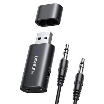 Ugreen CM523 nadajnik i odbiornik Bluetooth 5.1 2 w 1 - czarny