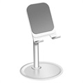 Uniwersalny Uchwyt na Biurko do Smartfona / Tabletu - 4"-9.7" - Srebrny