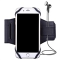 Uniwersalna Sportowa Magnetyczna Opaska Naramienna do Smartfonów - 4"-5.8" - Czarna
