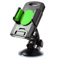 Uniwersalny Uchwyt Samochodowy - Smartfon / Tablet 4,3" - 7,8" - Zielono-Czarny