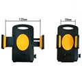 Uniwersalny Uchwyt Samochodowy - Smartfon / Tablet 4,3" - 7,8" - Żółto-Czarny