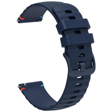 Uniwersalny Silikonowy Pasek do Smartwatcha - 18mm - Ciemnoniebieski