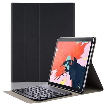 Uniwersalne Etui z Klawiaturą Bluetooth na Tablet - 12.9" - Czarne