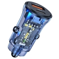 Ładowarka Samochodowa USB i USB-C QC i PD Baseus Magic - 45W - Czarna