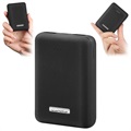 Mini powerbank z dwoma portami USB USAMS US-CD60 PB4 - 10000MAH - Czarny