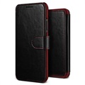 Etui z portfelem VRS Design Layered Dandy do telefonu iPhone XR - Czarne