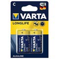 Bateria C/LR14 Varta Longlife 4114110412 - 1.5V - 1X2