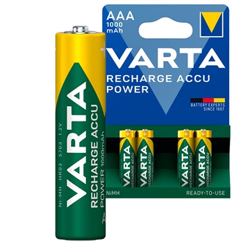Akumulatory AAA Varta Ready2Use - 1000mAh