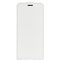 Pionowo Zamykane Etui z Kieszenią na Kartę do Honor 60 Pro - Biel