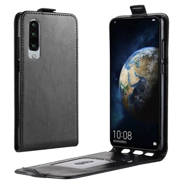 Etui z Kieszenią na Karty Huawei P30 - Czarne