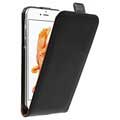 iPhone 7 - Pionowy Pokrowiec z Klapką - Czarny