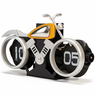 Mechaniczny zegar biurkowy Vintage Motorcycle