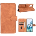 Samsung Galaxy S20 FE/S20 FE 5G - Seria Vintage Etui-Portfel - Brąz