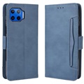 Motorola Moto G 5G Plus Vintage Series Wallet Case with Card Holder - Blue