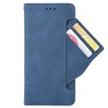 Motorola Moto G 5G Plus Vintage Series Wallet Case with Card Holder - Blue