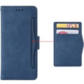 Motorola Moto G 5G Plus Vintage Series Wallet Case with Card Holder - Blue