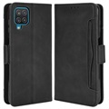 Samsung Galaxy M12 - Etui-Portfel Seria Vintage z Miejscem na Karty - Czarne