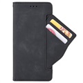 Samsung Galaxy M12 - Etui-Portfel Seria Vintage z Miejscem na Karty - Czarne