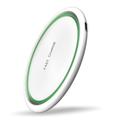 W53 Qi Wireless Charger Pad Ultracienka, okrągła podstawka do szybkiego ładowania - biała