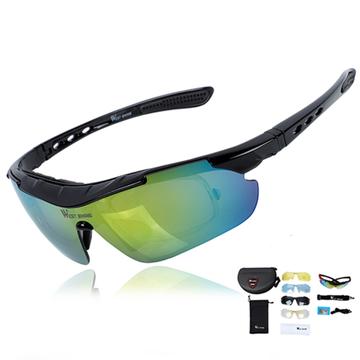 WEST BIKING Okulary motocyklowe do jazdy na rowerze Wielowarstwowe soczewki lustrzane Okulary przeciwsłoneczne Powersports